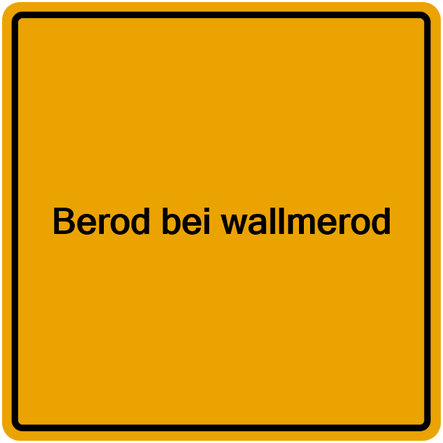 Einwohnermeldeamt24 Berod bei wallmerod